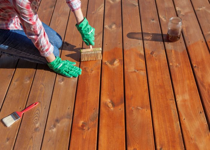 professional deck staining in Kansas City
